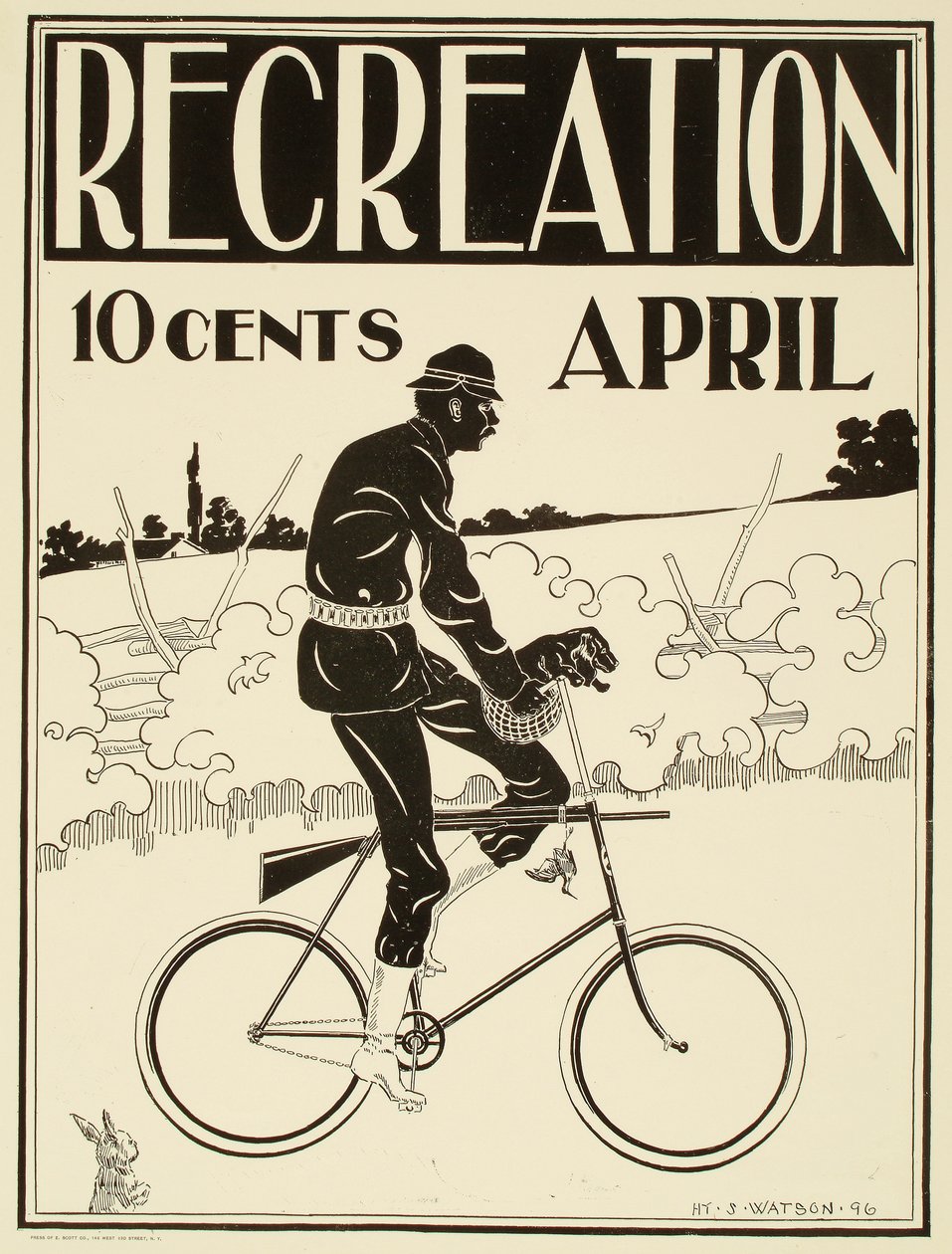 Recreatie, april door Henry Sumner Watson