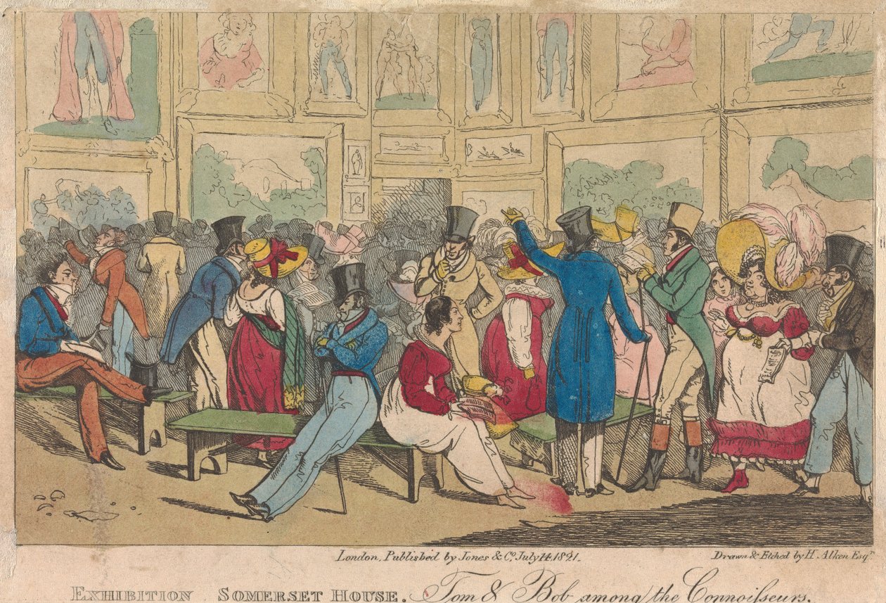 Tentoonstelling in Somerset House: Tom en Bob door Henry Thomas Alken
