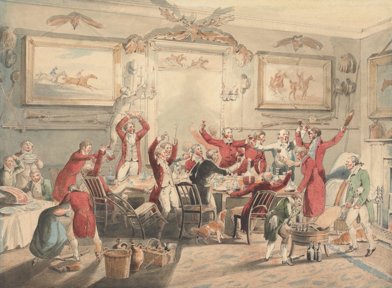 Vossenjacht: De toost door Henry Thomas Alken