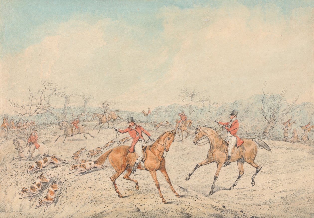Vertrokken door Henry Thomas Alken
