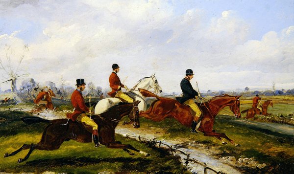 Jachtscène door Henry Thomas Alken