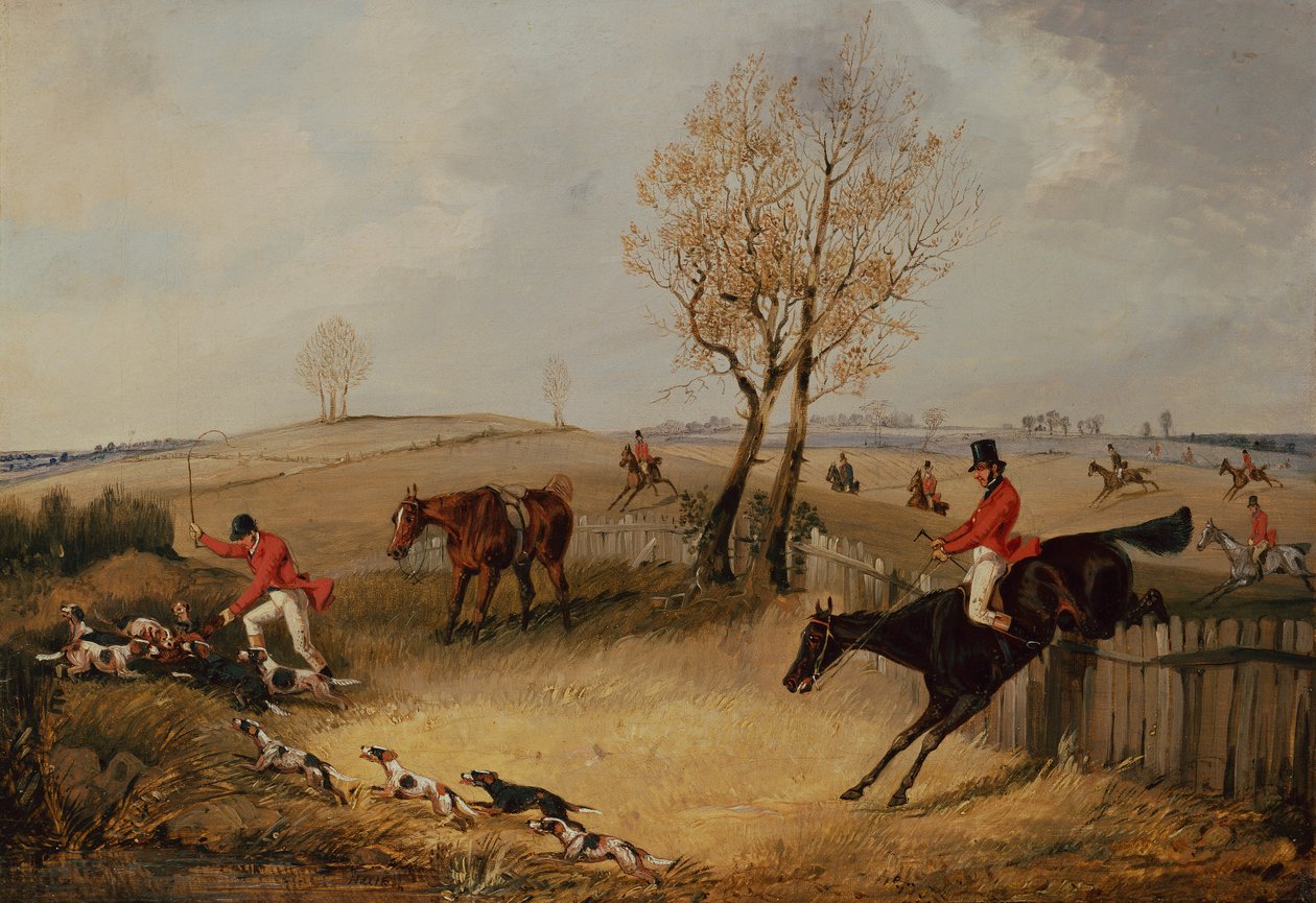 Over het Hek door Henry Thomas Alken