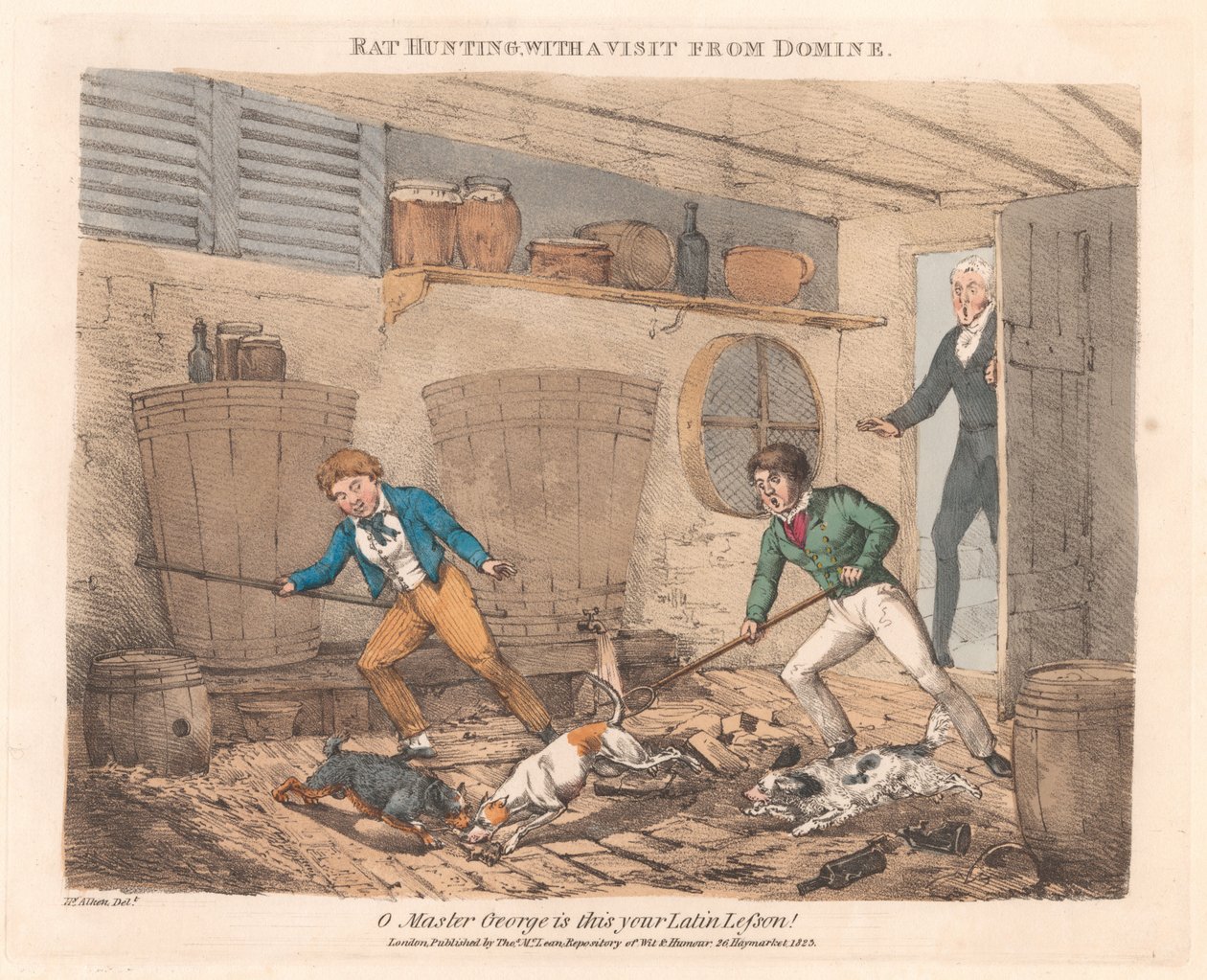 Reeks van twaalf [Taferelen uit het leven van meester George] door Henry Thomas Alken