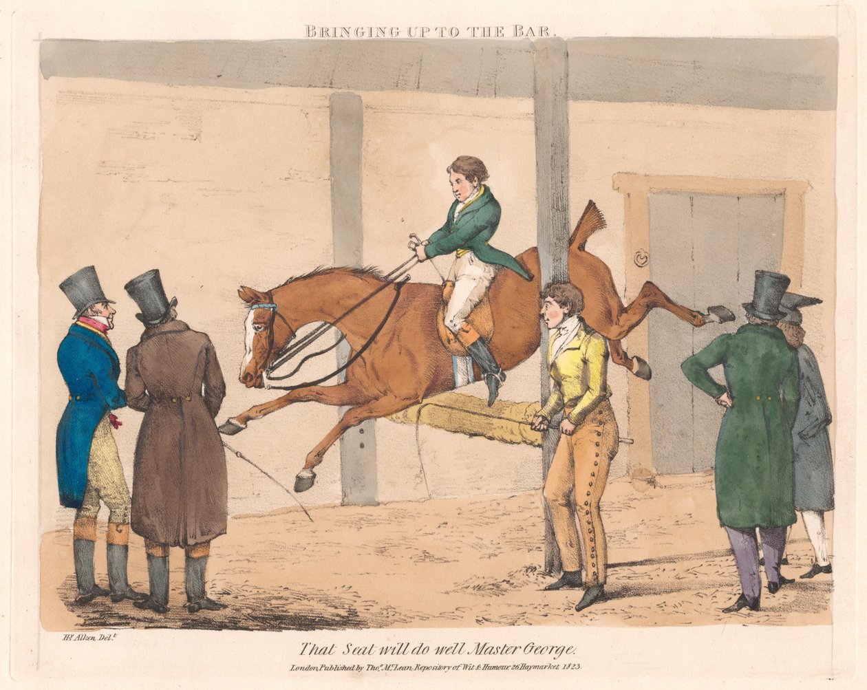 Reeks van twaalf [Taferelen uit het leven van meester George] door Henry Thomas Alken