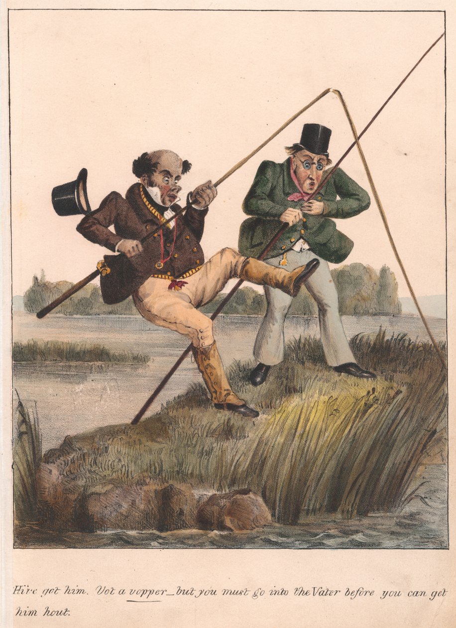 Set van twaalf met titelpagina: Sporting Satirist door Henry Thomas Alken
