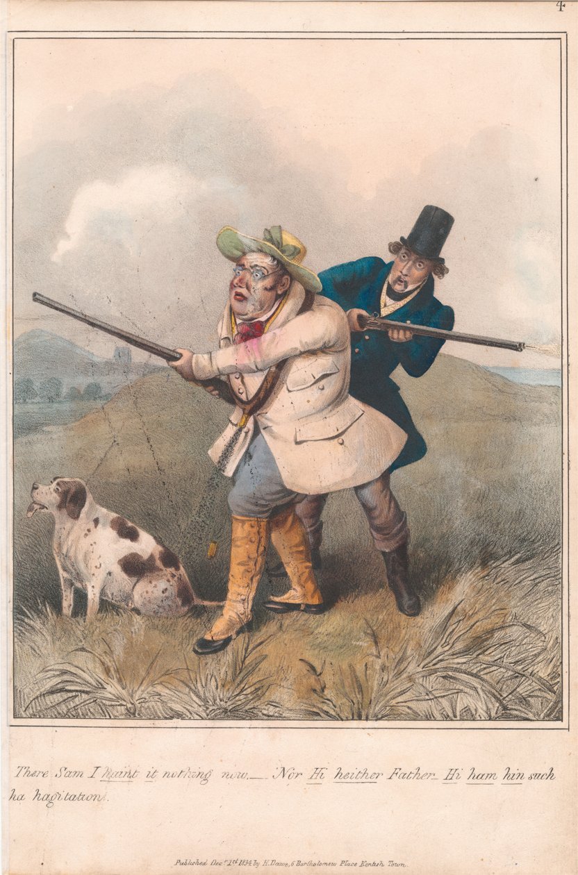 Set van twaalf met titelpagina: Sporting Satirist door Henry Thomas Alken