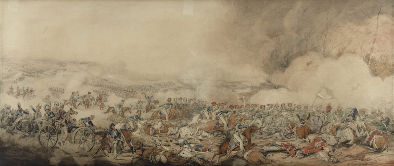 De Slag bij Waterloo, 18 juni 1815 door Henry Thomas Alken