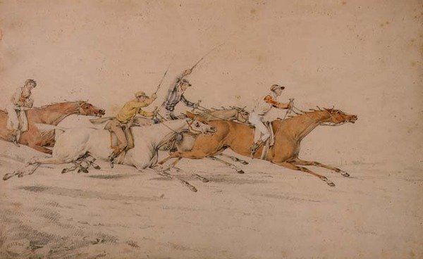 De laatste twee seconden door Henry Thomas Alken
