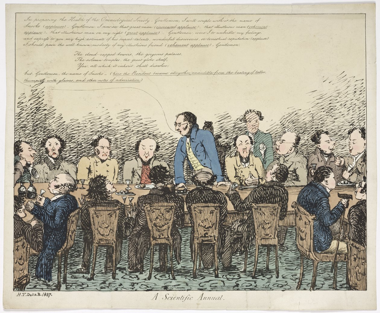 Een Wetenschappelijk Jaarboek, 1837 door Henry Thomas after De La Beche