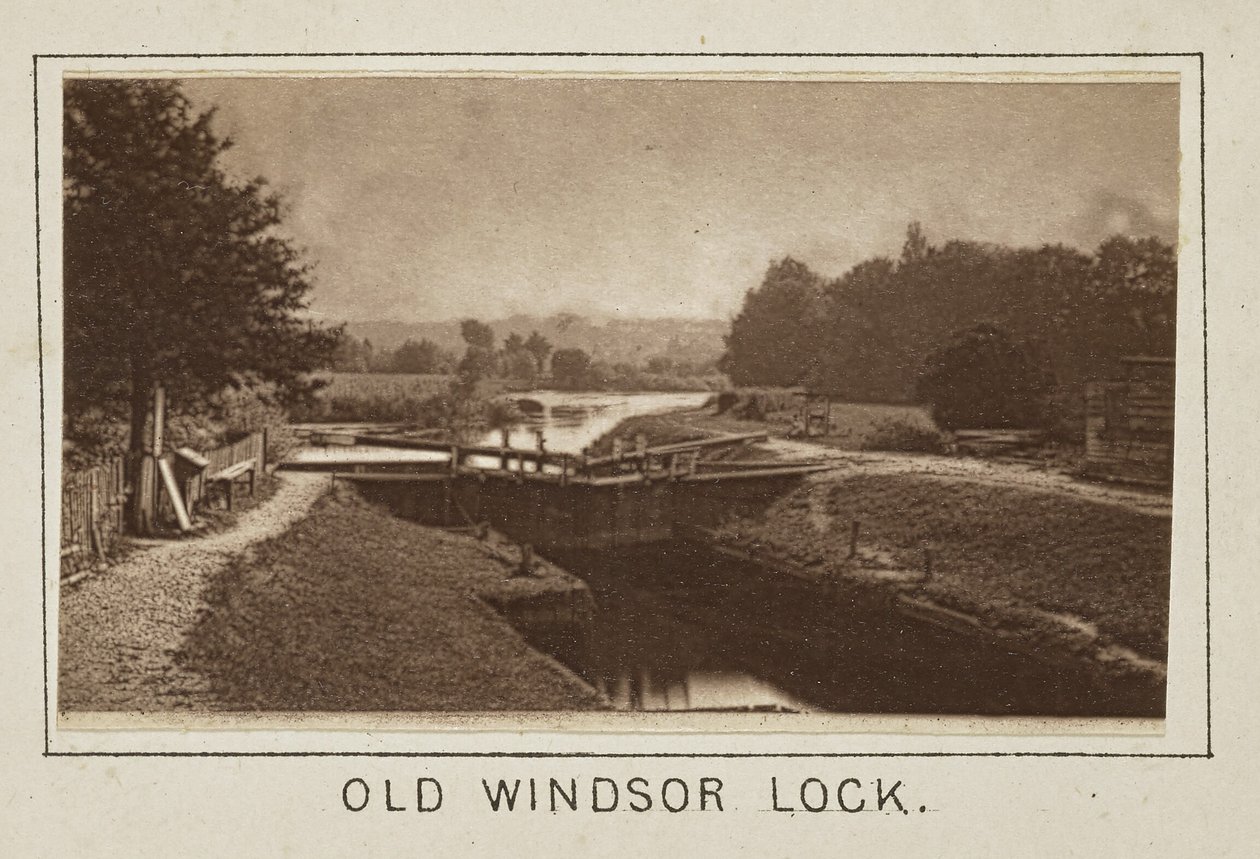 Oude Windsor Sluis door Henry W. Taunt