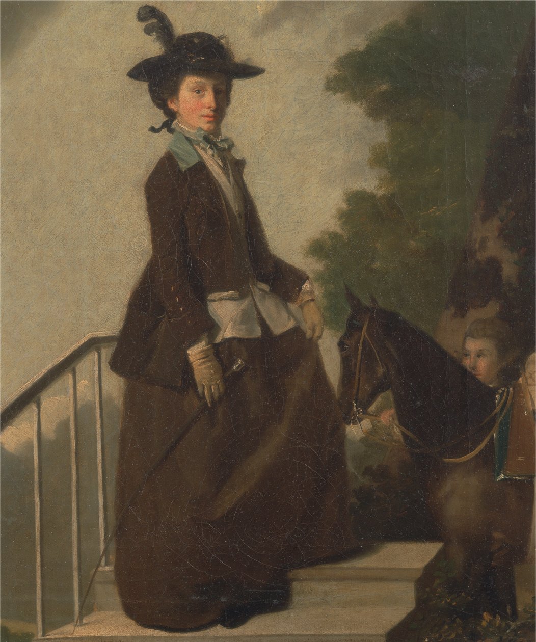 Elizabeth Bridgman, zus van de kunstenaar door Henry Walton