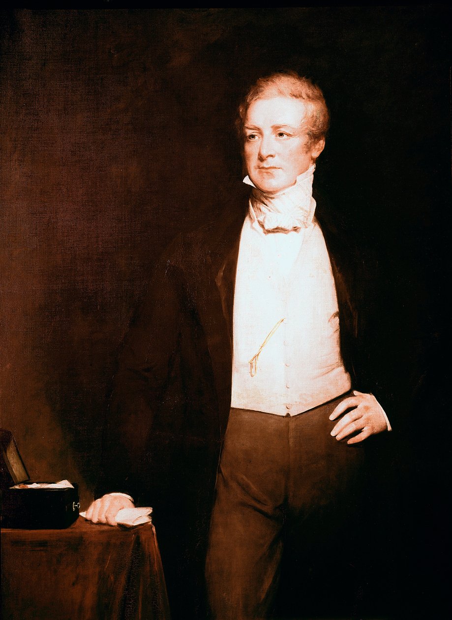 Portret van Sir Robert Peel door Henry William Pickersgill