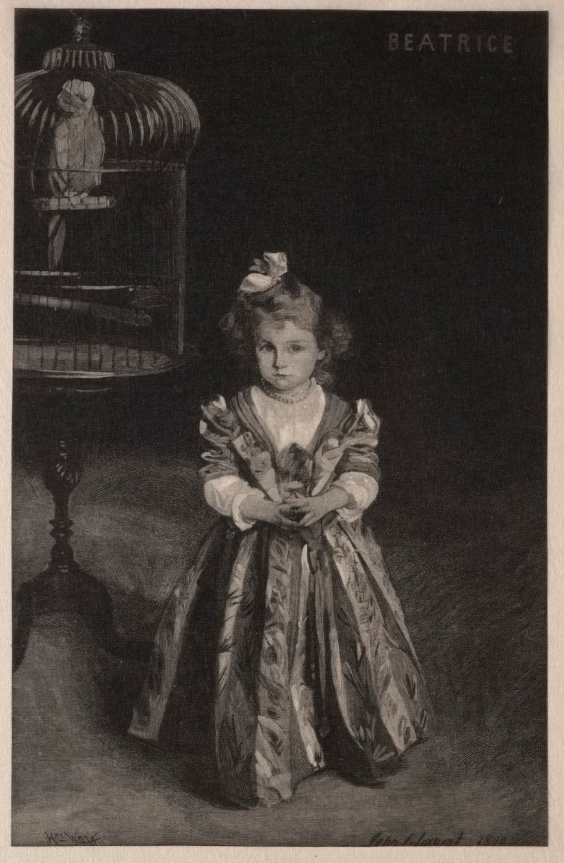 Beatrice Goelet door Henry Wolf
