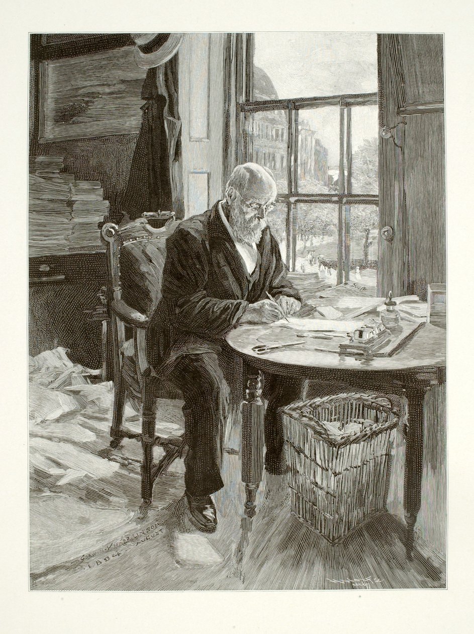 Charles Anderson Dana door Henry Wolf