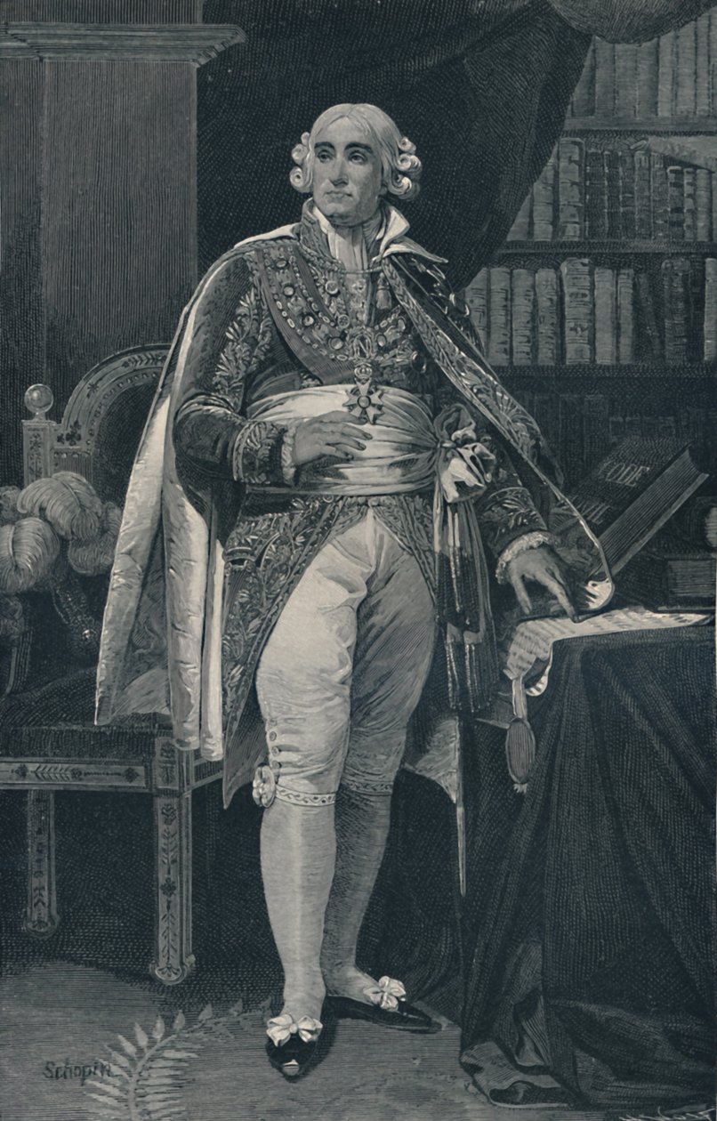 Jean-Jacques-Régis De Cambacérès - Hertog van Parma, ca. 1800, 1896 door Henry Wolf