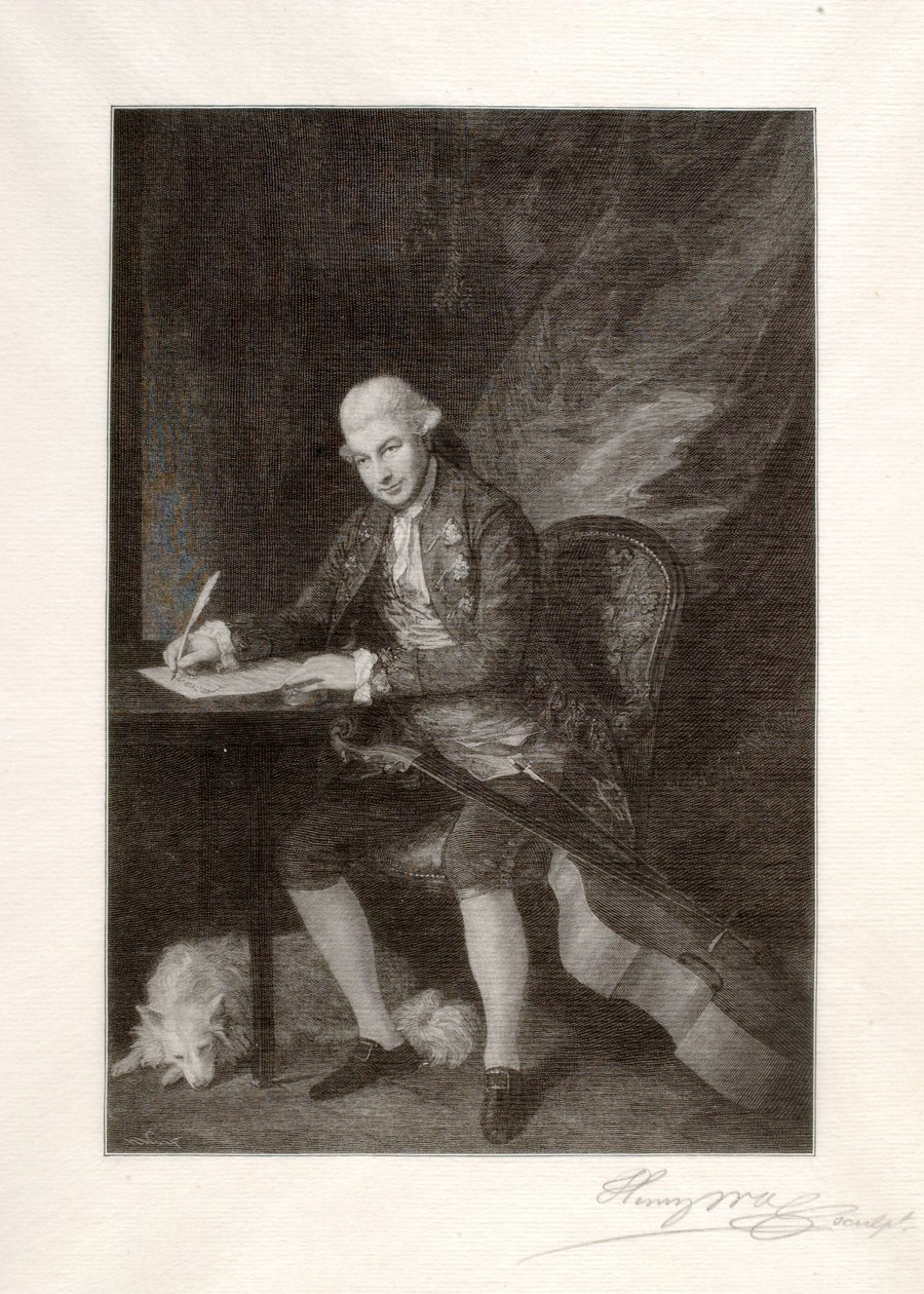 Karl Friedrich Abel door Henry Wolf