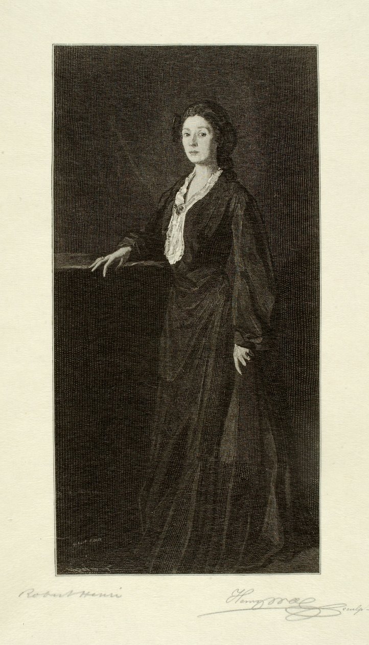 Portret van mevrouw Henri door Henry Wolf