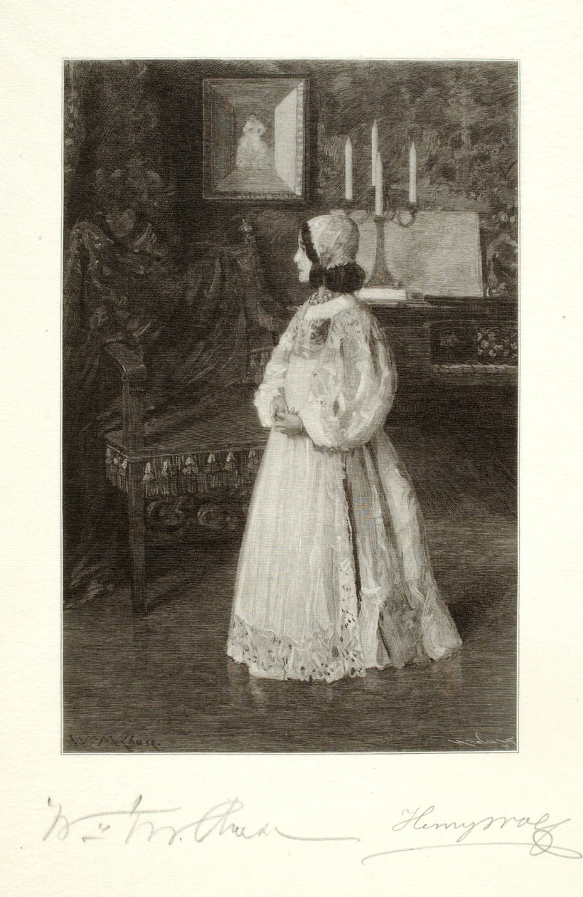 De dochter van de kunstenaar Alice door Henry Wolf