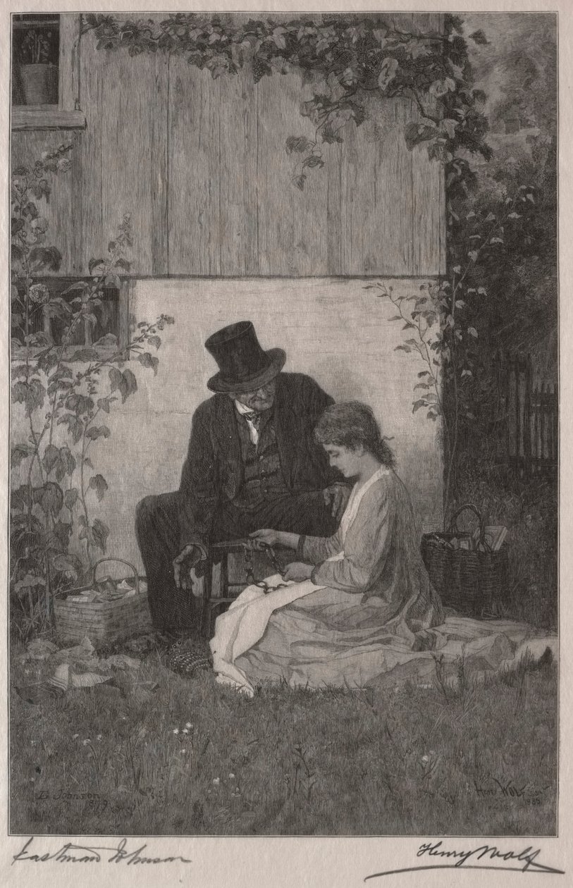 De marskramer uit New England door Henry Wolf