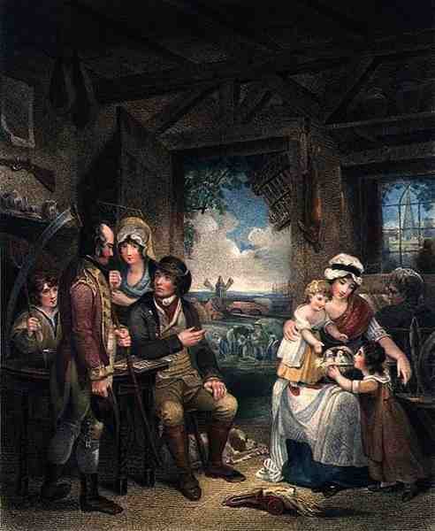Vrede, gegraveerd door John Whessell door Henry (after) Singleton