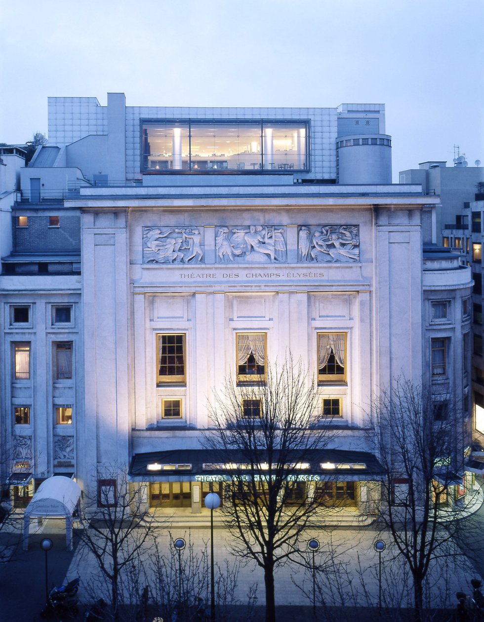 Theater van Champs-Elysees (Champs Elysees) door Henry van de Perret Auguste (1874 1954) & Perret Gustave (1876 1952) Velde