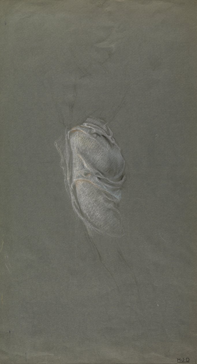 Draperiestudie voor 