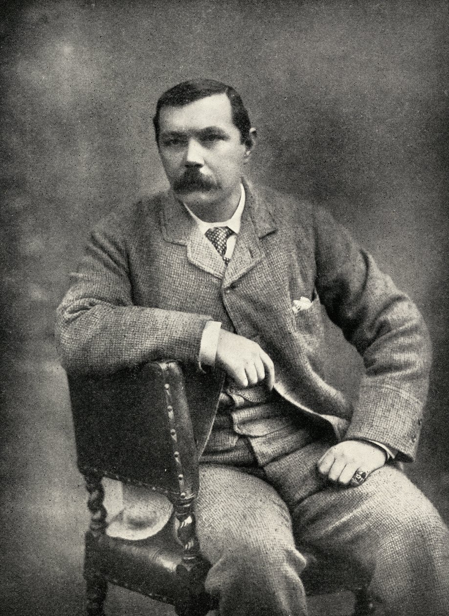 Sir Arthur Conan Doyle (1859-1930) door Herbert Rose Barraud