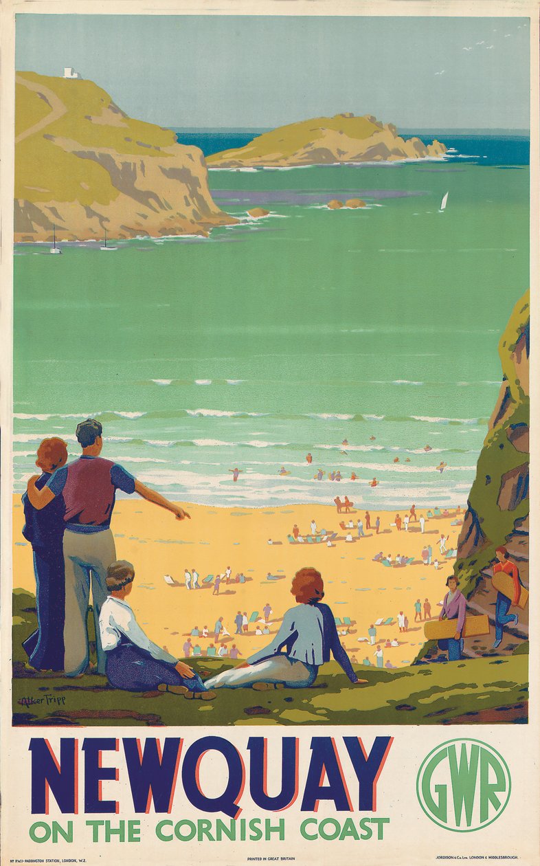 Newquay door Herbert Alker Tripp