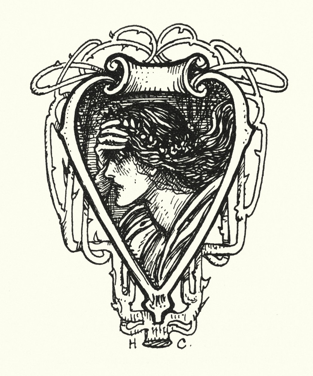 De legenden van Ingoldsby: As I Laye A-thynkynge (litho) door Herbert Cole