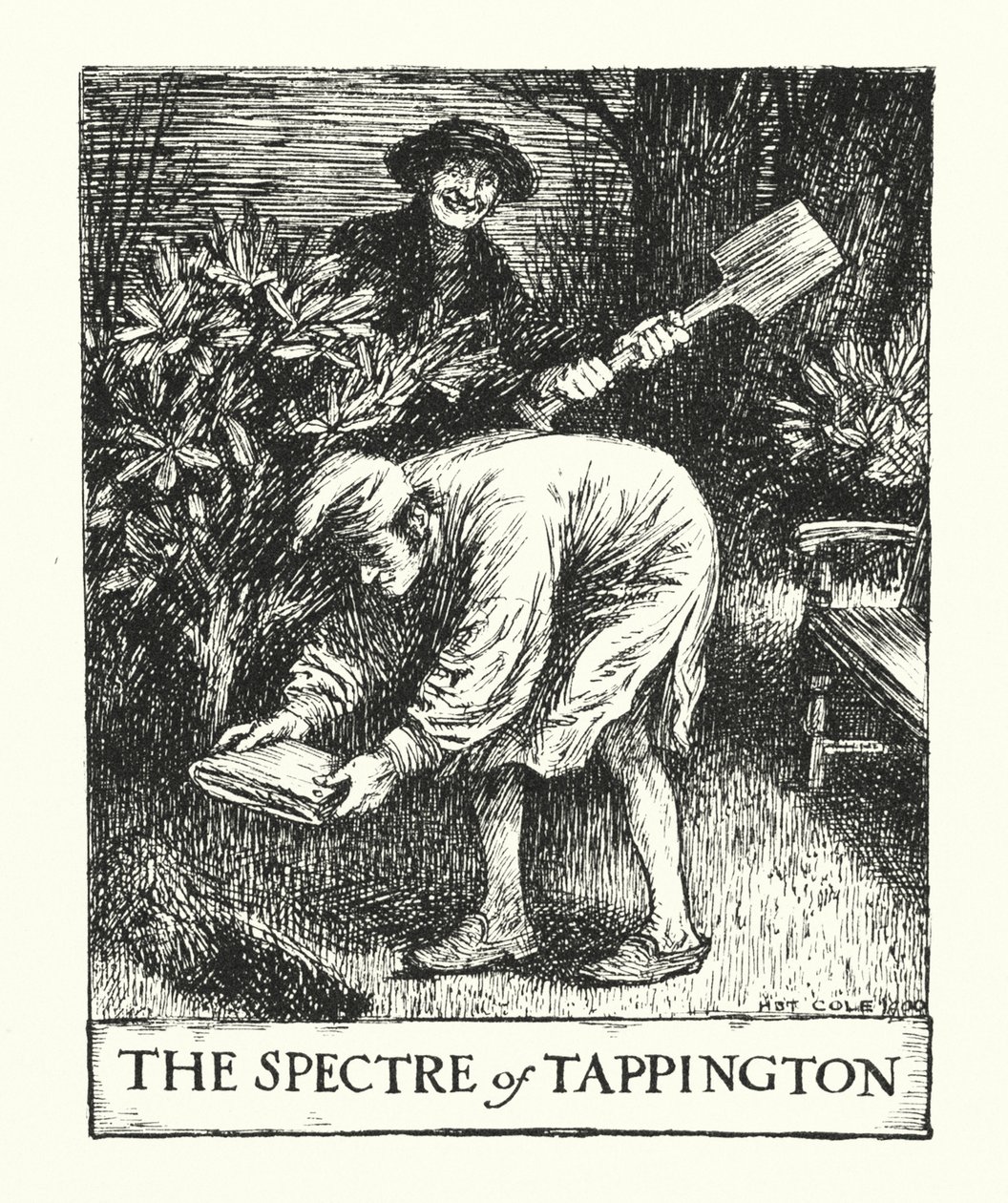 De legendes van Ingoldsby: Het spook van Tappington (litho) door Herbert Cole