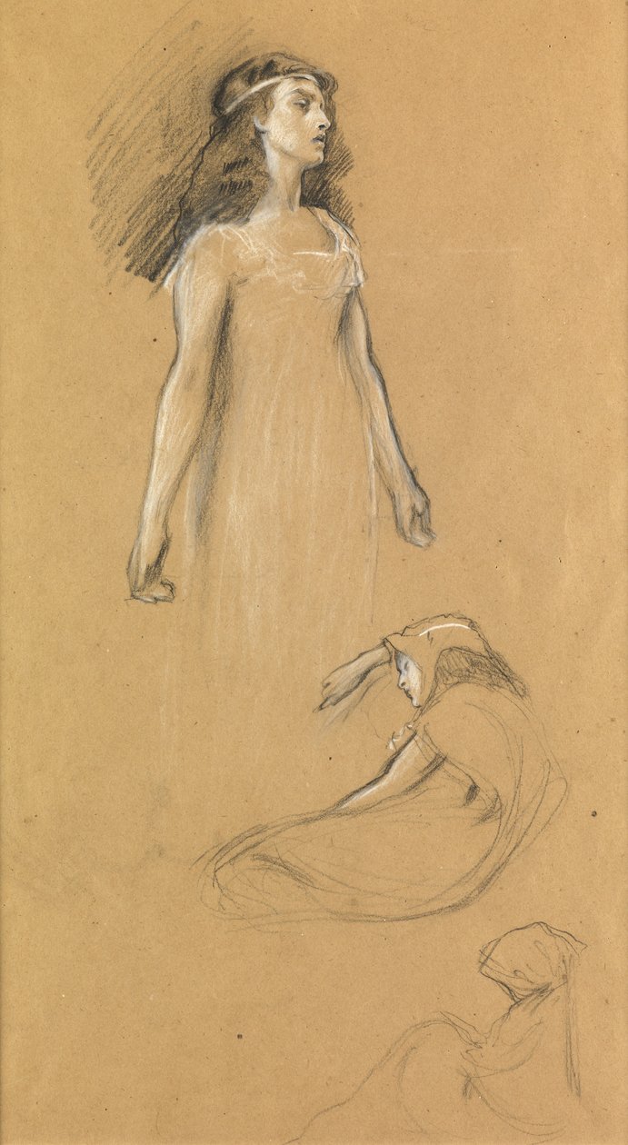 Studie voor "Tristram en Yseult", c.1901 door Herbert James Draper