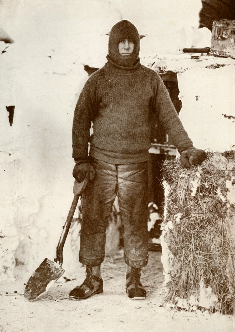 Kapitein L. E. G. Oates bij de Staldeur, 30 augustus 1911, 1913 door Herbert Ponting
