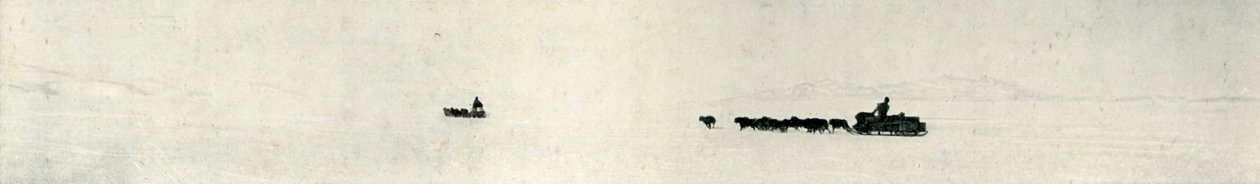 Honden galopperen naar de barrière door Herbert Ponting