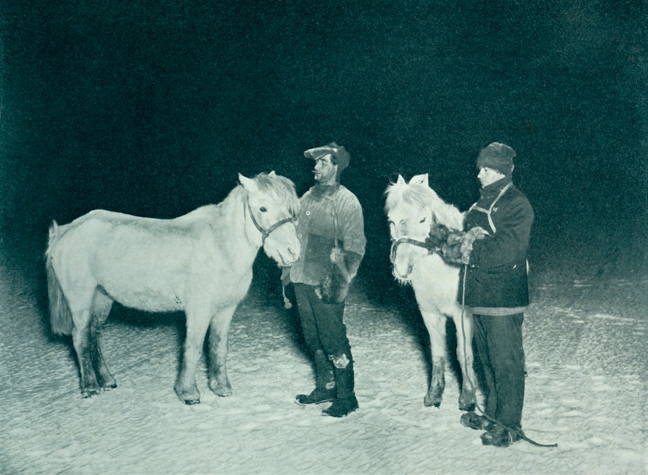 Onderofficieren Crean en Evans Oefenen Hun Pony