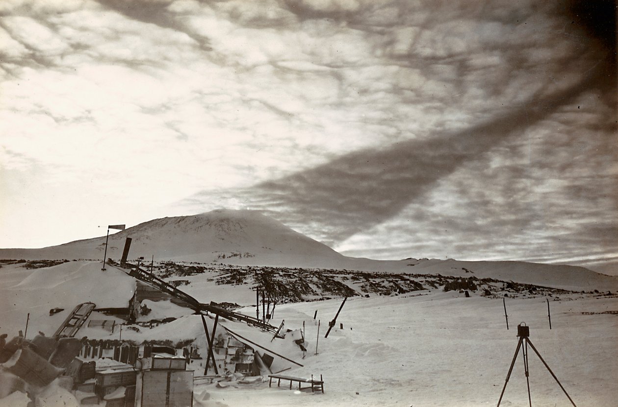 De lucht in Antarctica door Herbert Ponting