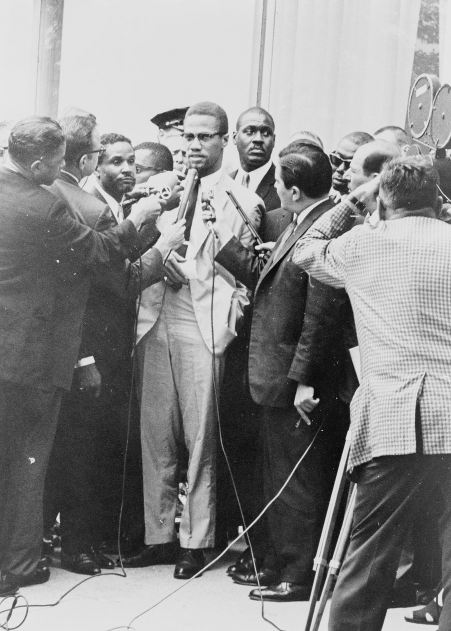 Malcolm X 1964 (foto) door Herman Hiller