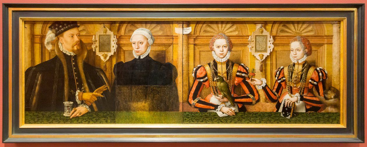 Familieportret van Johannes II van Rietberg door Hermann Tom Ring
