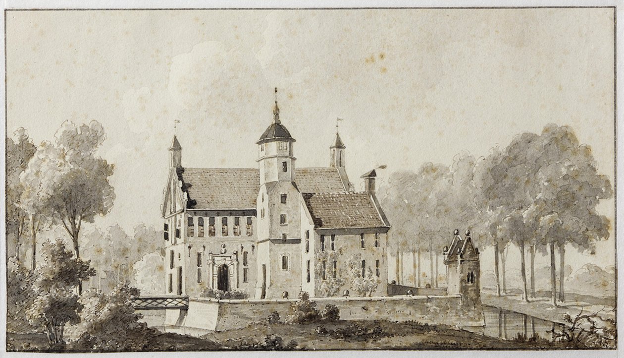 De Borg Hanckema in Zuidhorn door Hermanus Numan