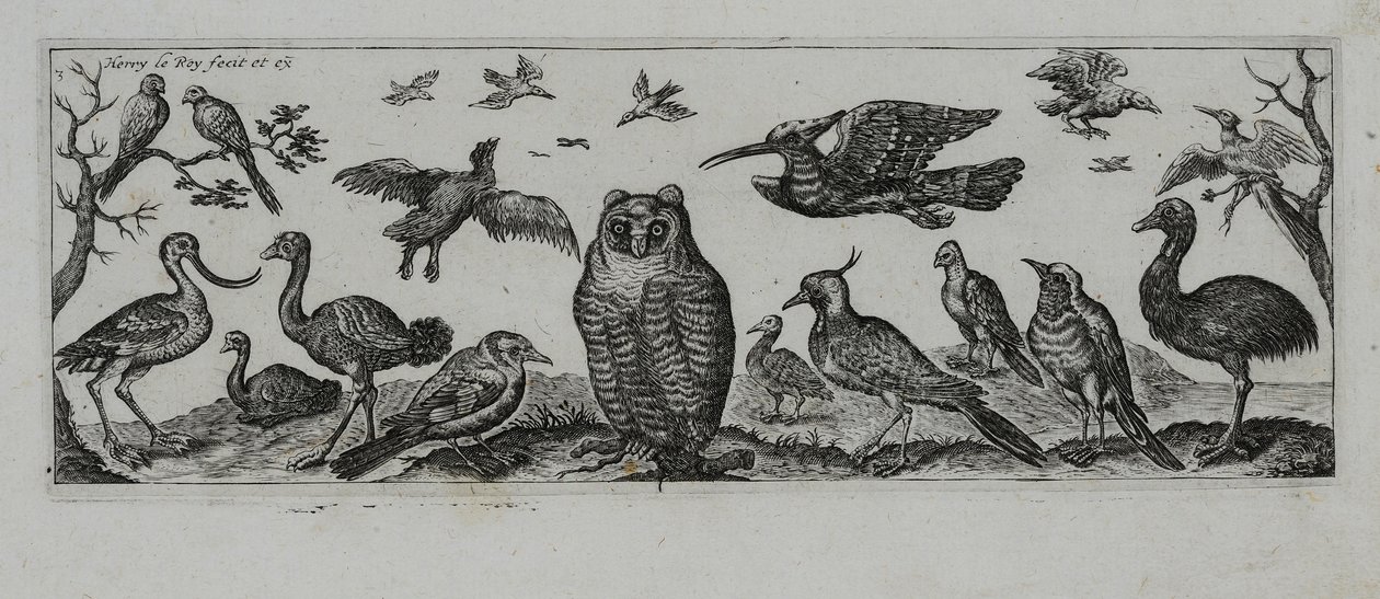 Oude Meester Gravure door Herry Le Roy