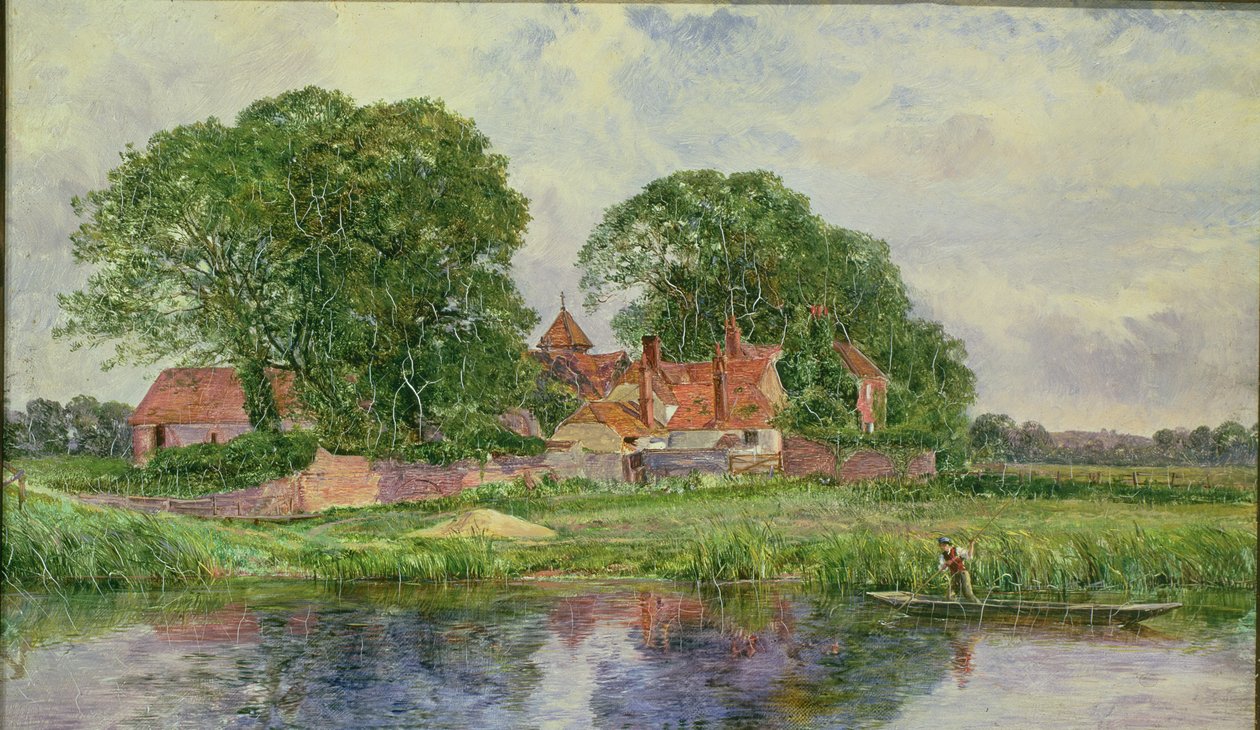 Het oude landhuis door Heywood Hardy