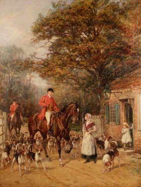 De Tolpoort door Heywood Hardy