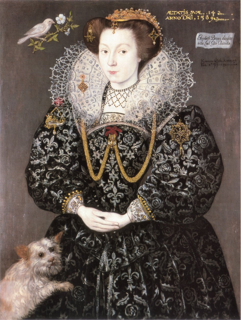 Elizabeth Brydges 1589 door Hieronimo Custodis