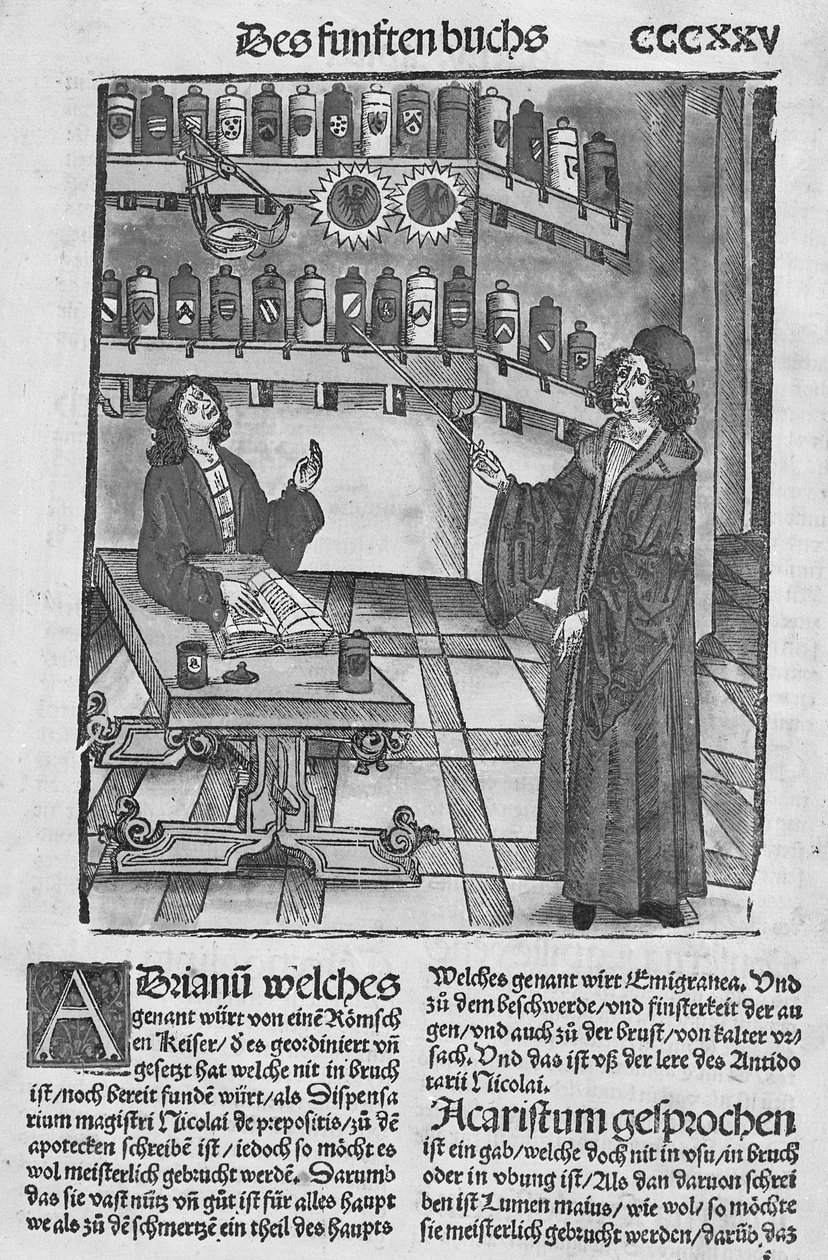 Apotheek, uit 
