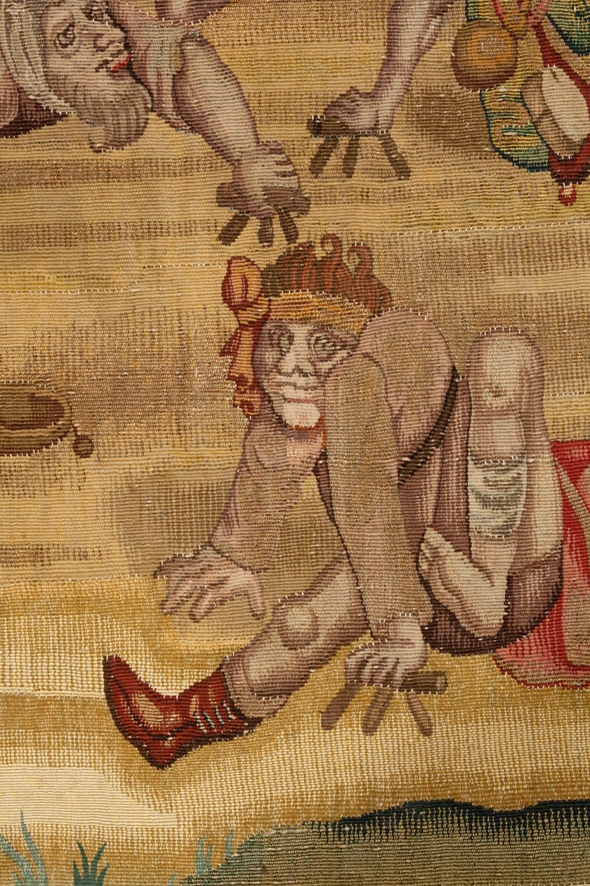 Wandtapijt geïnspireerd door het werk van Jheronimus Bosch, ca. 1560 door Hieronymus (after) Bosch
