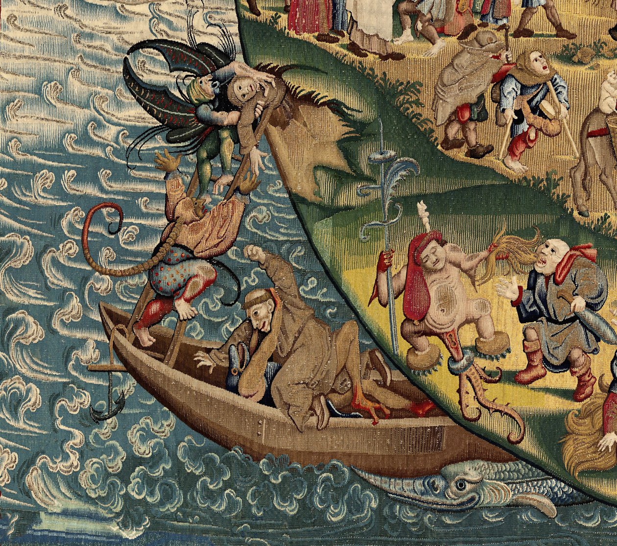 Tapijt geïnspireerd door het werk van Jheronimus Bosch door Hieronymus (after) Bosch