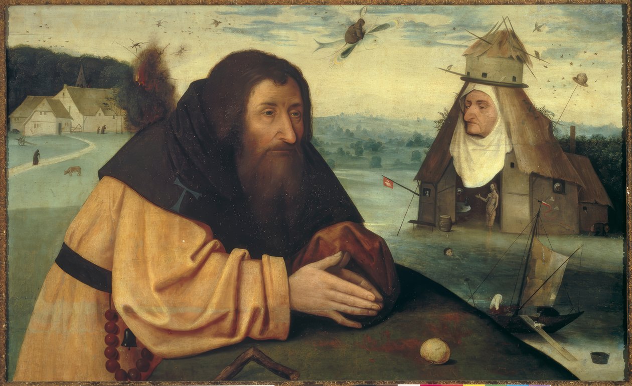 De verzoeking van de heilige Antonius door Hieronymus Bosch
