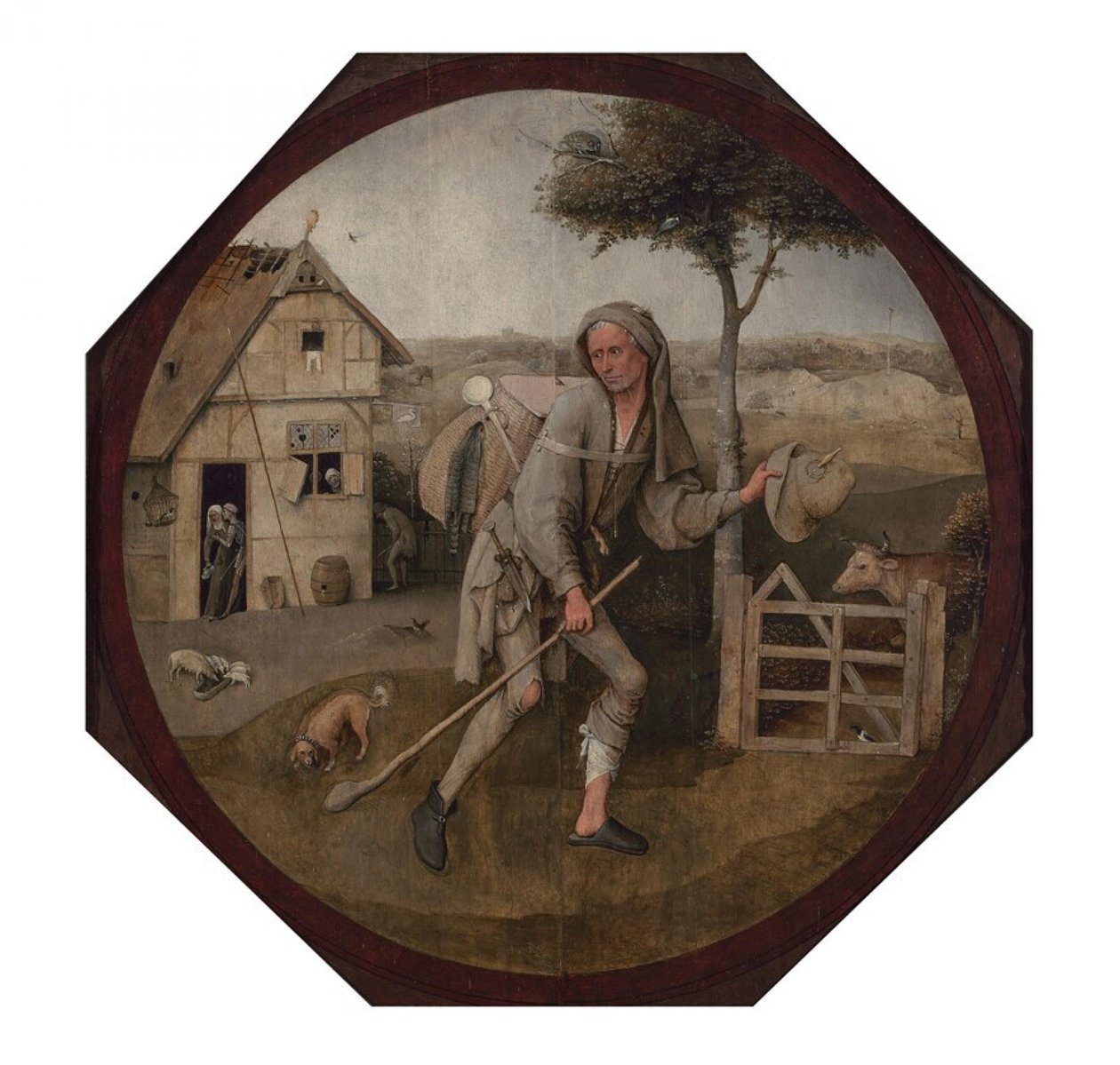 Nederlands: De Wayfarer De Wayfarer door Hieronymus Bosch