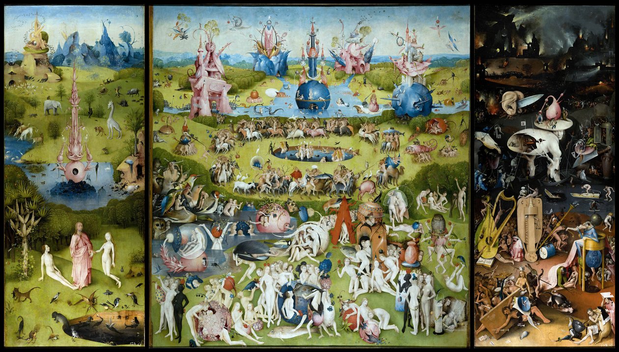 De Tuin der Lusten door Hieronymus Bosch