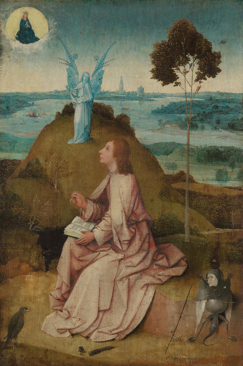 Johannes de Evangelist op Patmos








 Alternatieve titel(s):   Johannes op Patmos[1] Johannes op Patmos[2] door Hieronymus Bosch