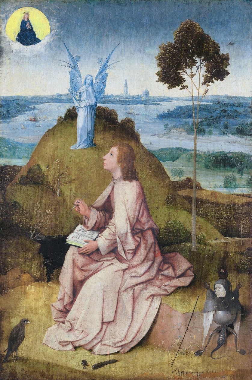 Johannes de Evangelist op Patmos








 Alternatieve titel(s):   Johannes op Patmos[1] Johannes op Patmos[2] door Hieronymus Bosch